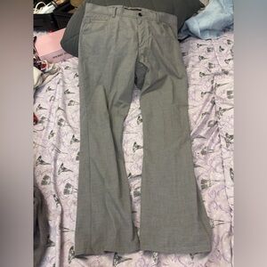 Men's Alberto Gray Dress Pants. Size 34.